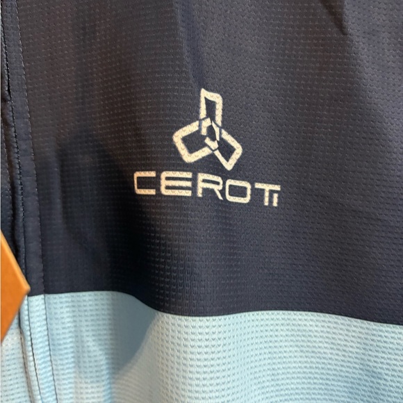 CEROTIPOLAR Race Cut Full Zip Cycling Short Sleeve Jersey UPF50+ Size 2XL NEW - Picture 4 of 6